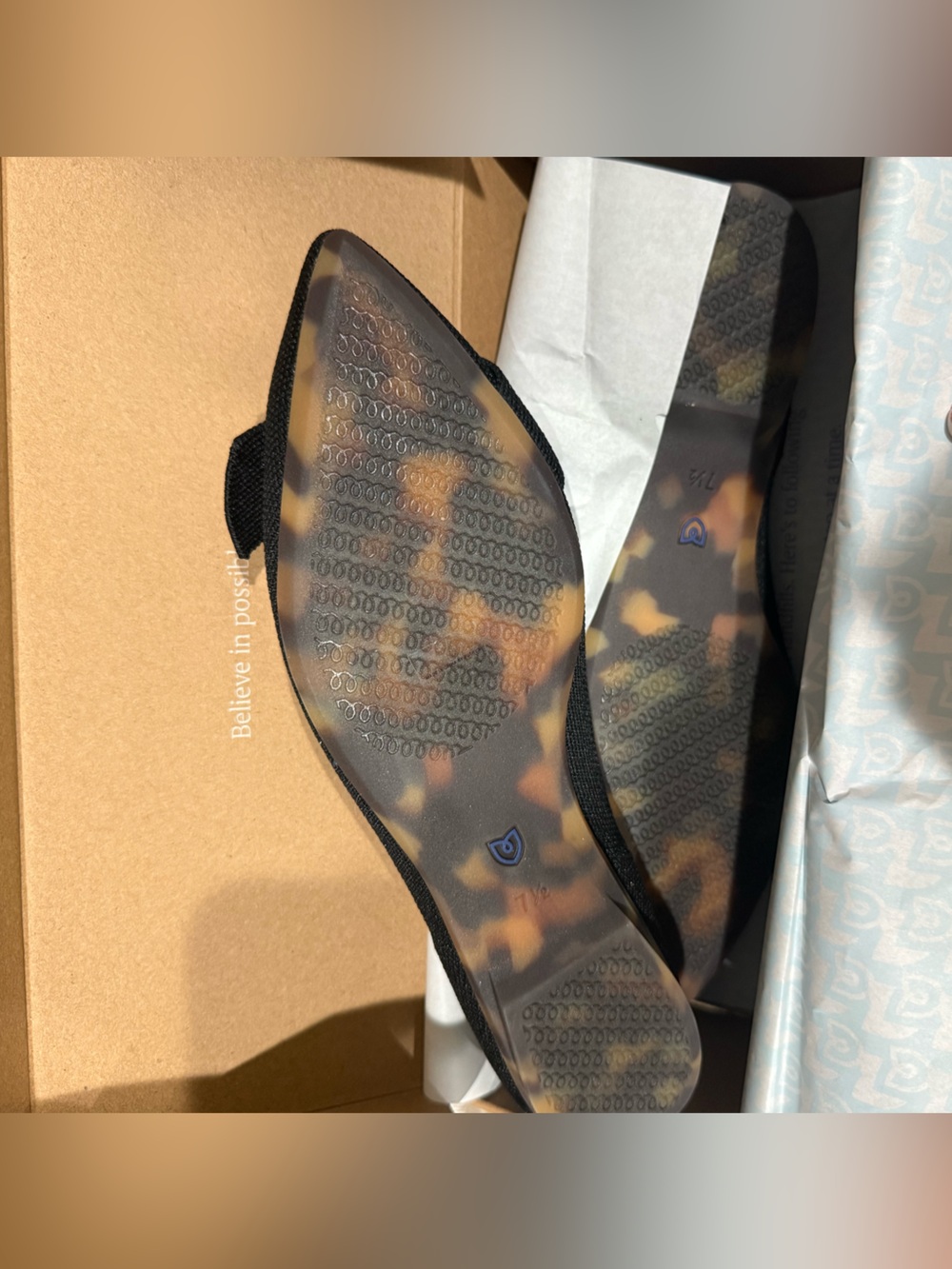 Rothy’s Womens Footwear The Emblem Point II - Black 7.5 New in box! - Picture 8 of 12